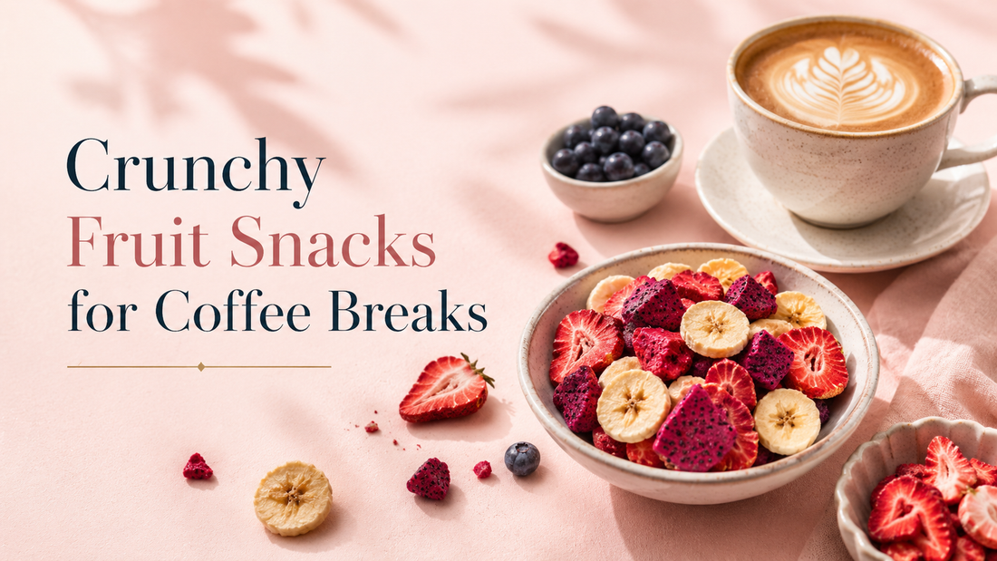 Crunchy Fruit Snacks for Coffee Breaks