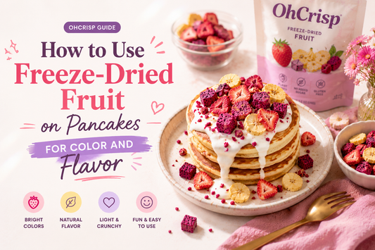 How to Use Freeze-Dried Fruit on Pancakes for Color and Crunch