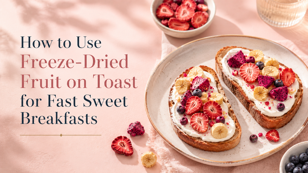 How to Use Freeze-Dried Fruit on Toast for Fast Sweet Breakfasts