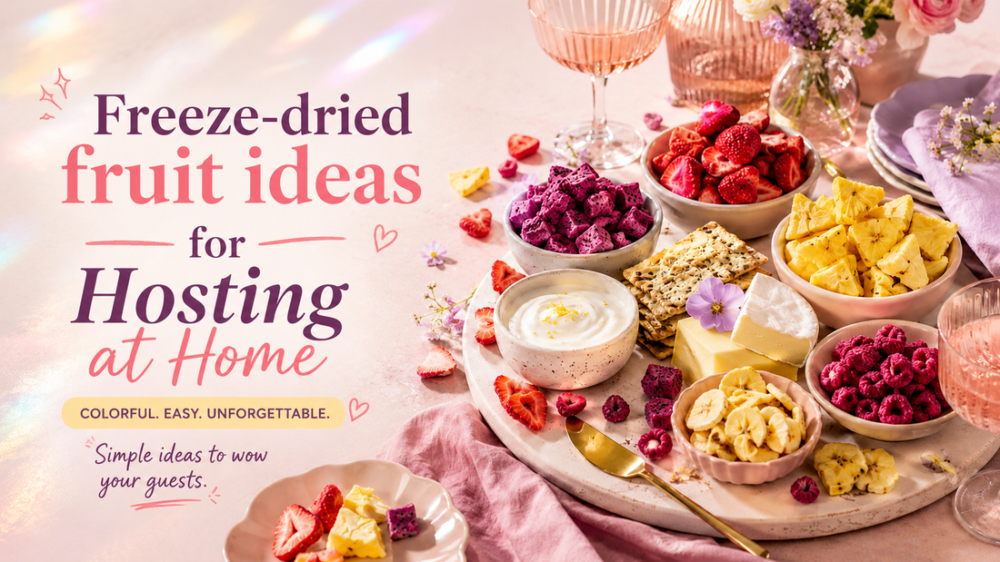 Freeze-Dried Fruit Ideas for Hosting at Home