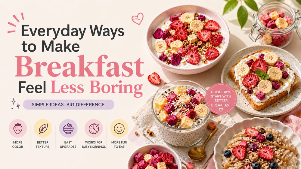 Everyday Ways to Make Breakfast Feel Less Boring
