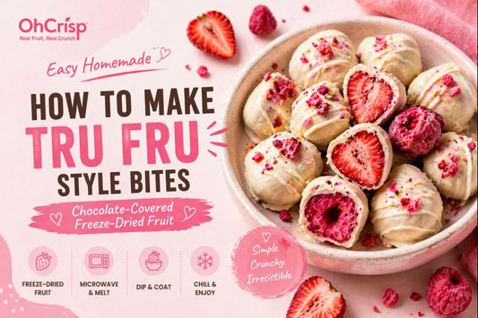 How to Make Tru Fru Style Chocolate-Covered Freeze-Dried Fruit at Home