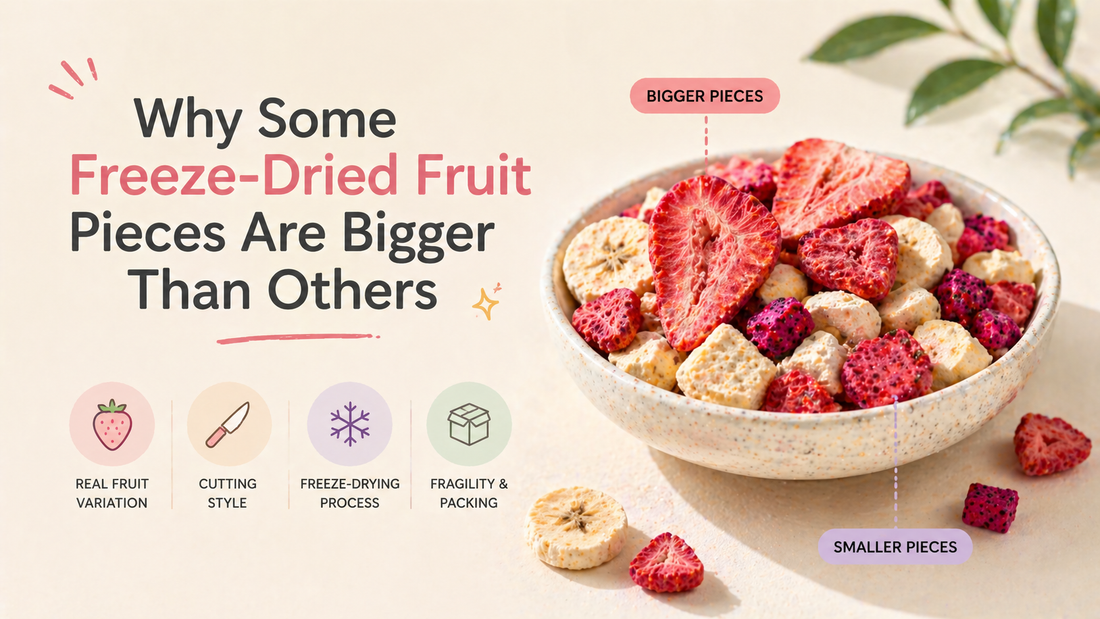 Why Some Freeze-Dried Fruit Pieces Are Bigger Than Others