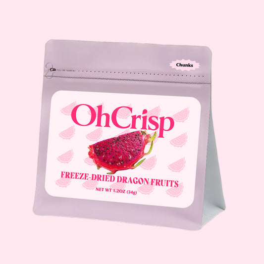 Freeze-dried Dragon Fruits (Chunks)