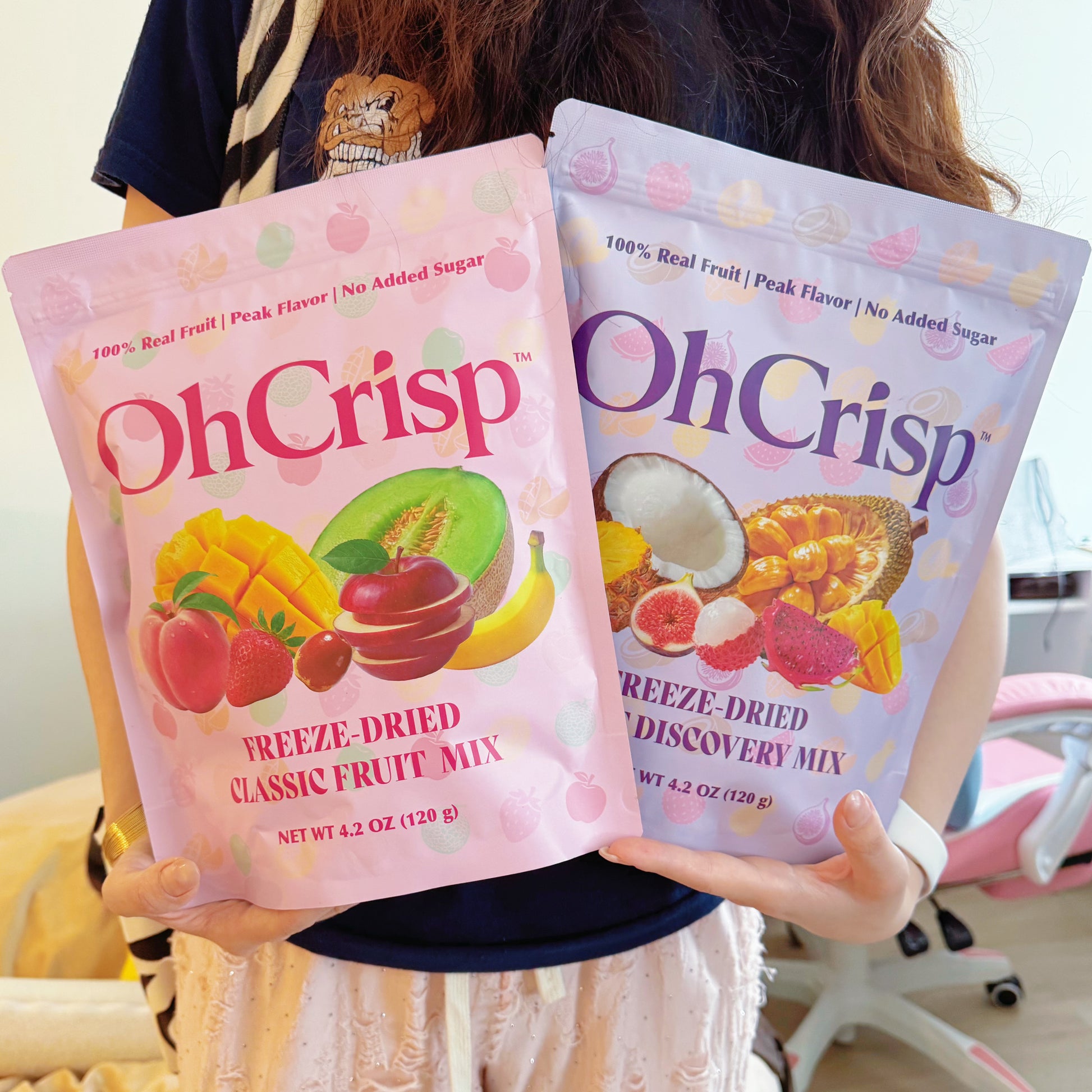OhCrisp freeze-dried fruit mix