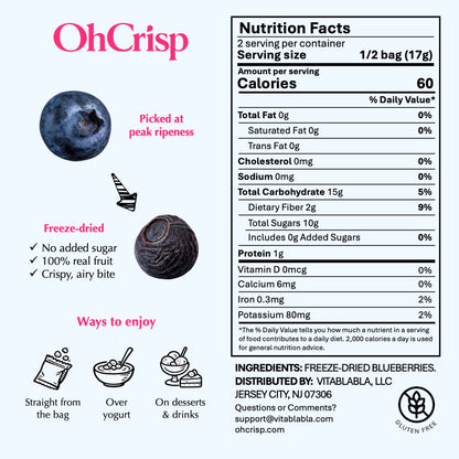 Freeze-dried Blueberries (Whole)