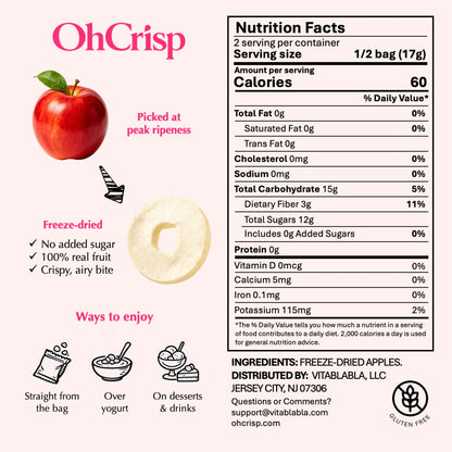 Freeze-dried Apples (Chunks)