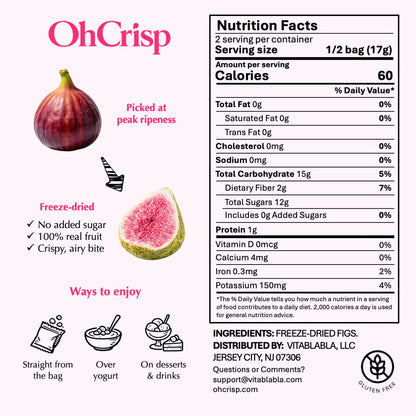 Freeze-dried Figs (Halves)