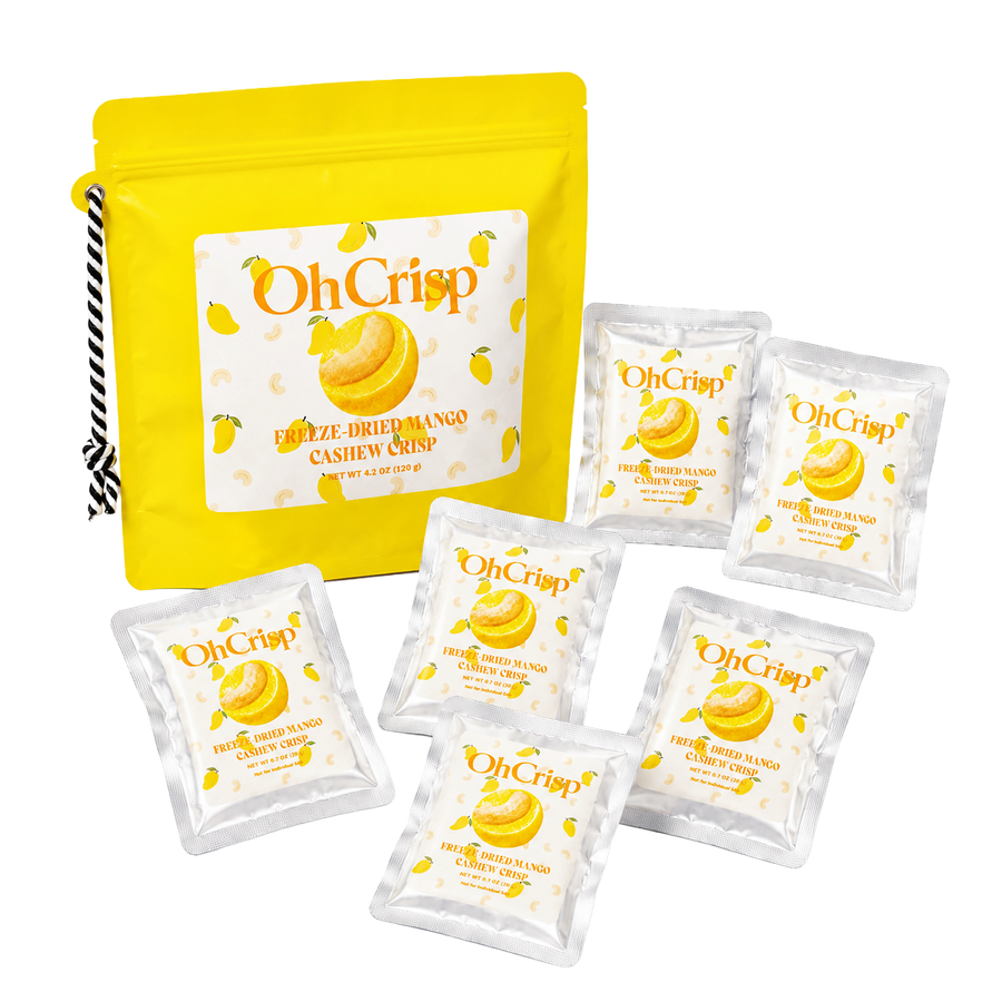 NEW | Freeze-Dried Mango Cashew Crisp (6 packs in a bag)