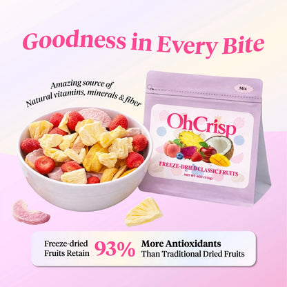 Freeze-dried Classic Fruits (Mix / 4oz)