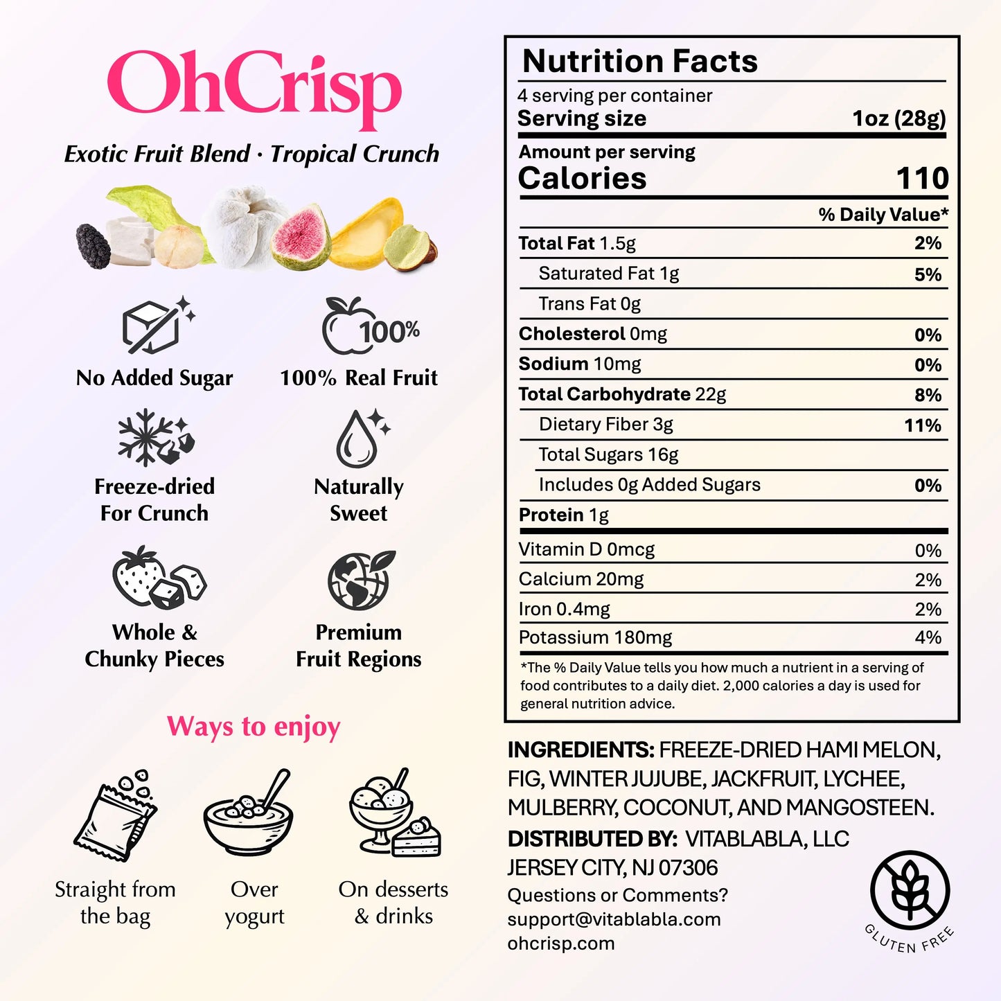 Freeze-dried Exotic Fruits Discovery (Mix / 4oz)