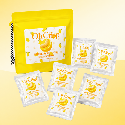 NEW | Freeze-Dried Mango Cashew Crisp (6 packs in a bag)